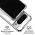 White Marble Pixel 9 Pro XL Clear Case